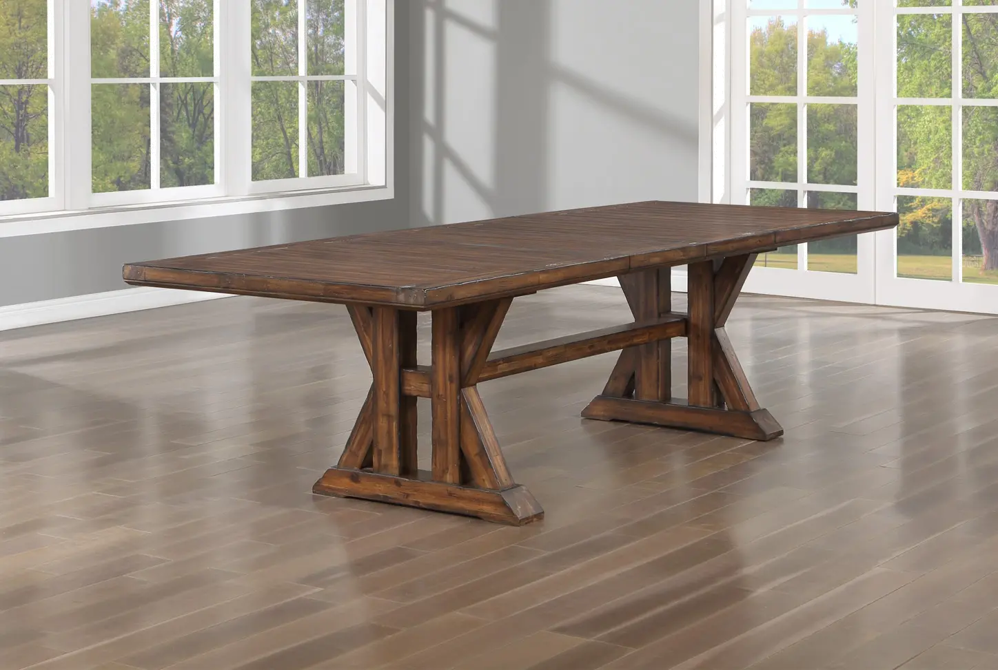 Villa Tobacco Brown Dining Table-2