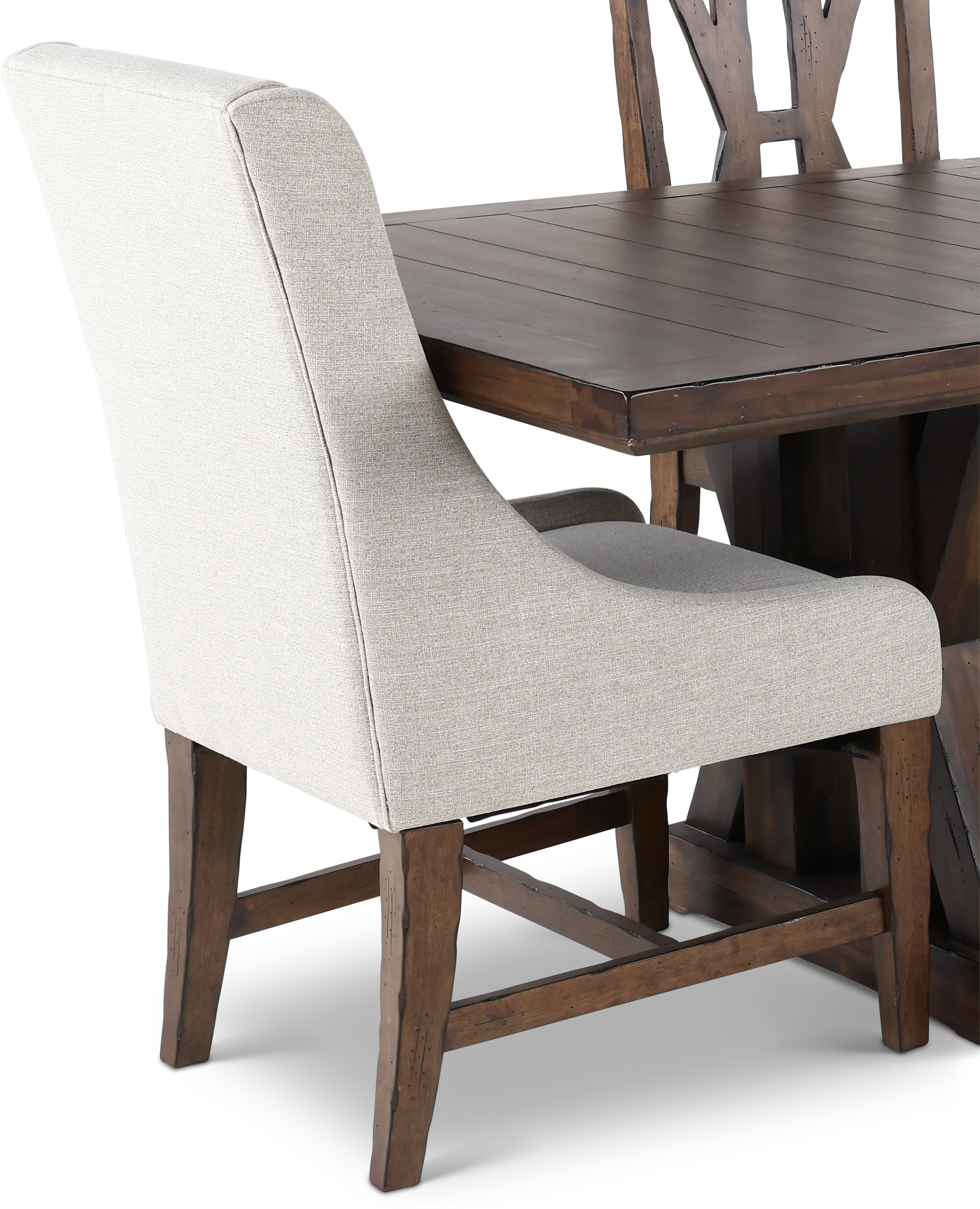 Villa Tobacco Brown 7 Piece Dining Set-7