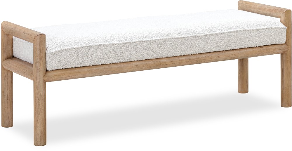 Dorsey Light Brown Bed Bench