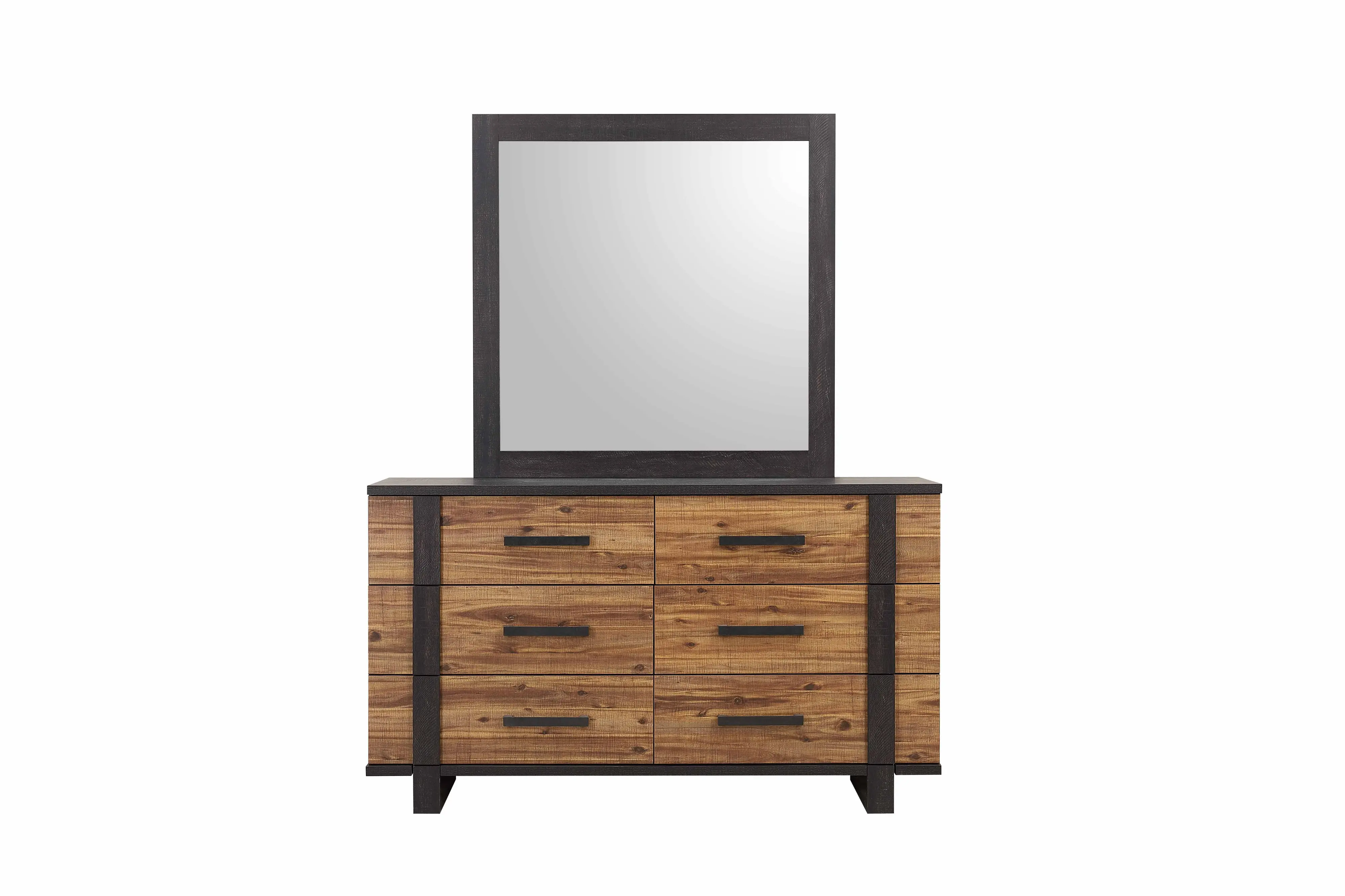 Gildone Natural and Dark Brown Dresser-4