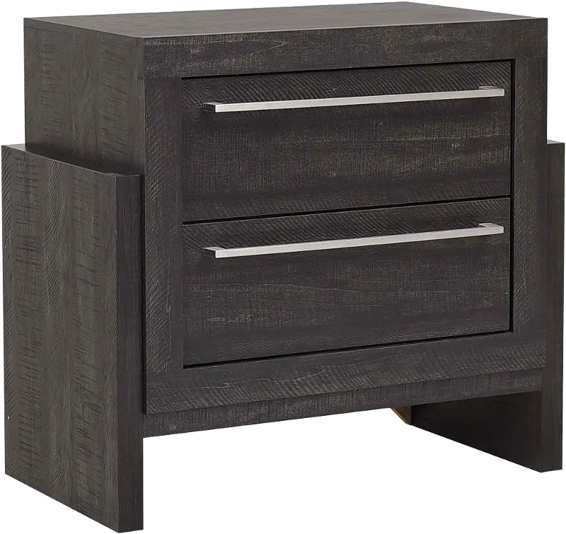 Sutter Espresso Brown Nightstand