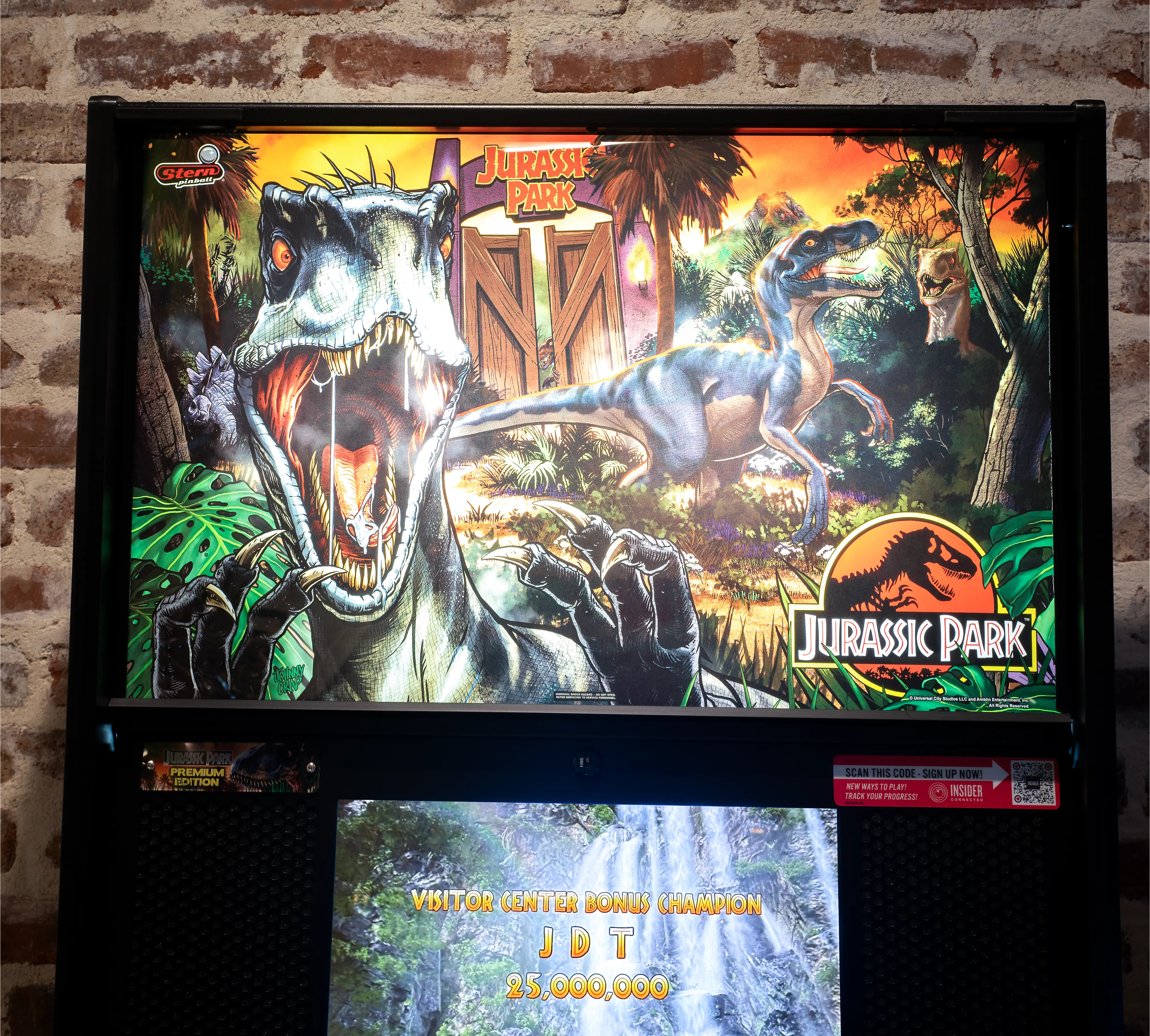 500-55M3-01 Stern Pinball Jurassic Park Premium Edition Pinball Machine-12