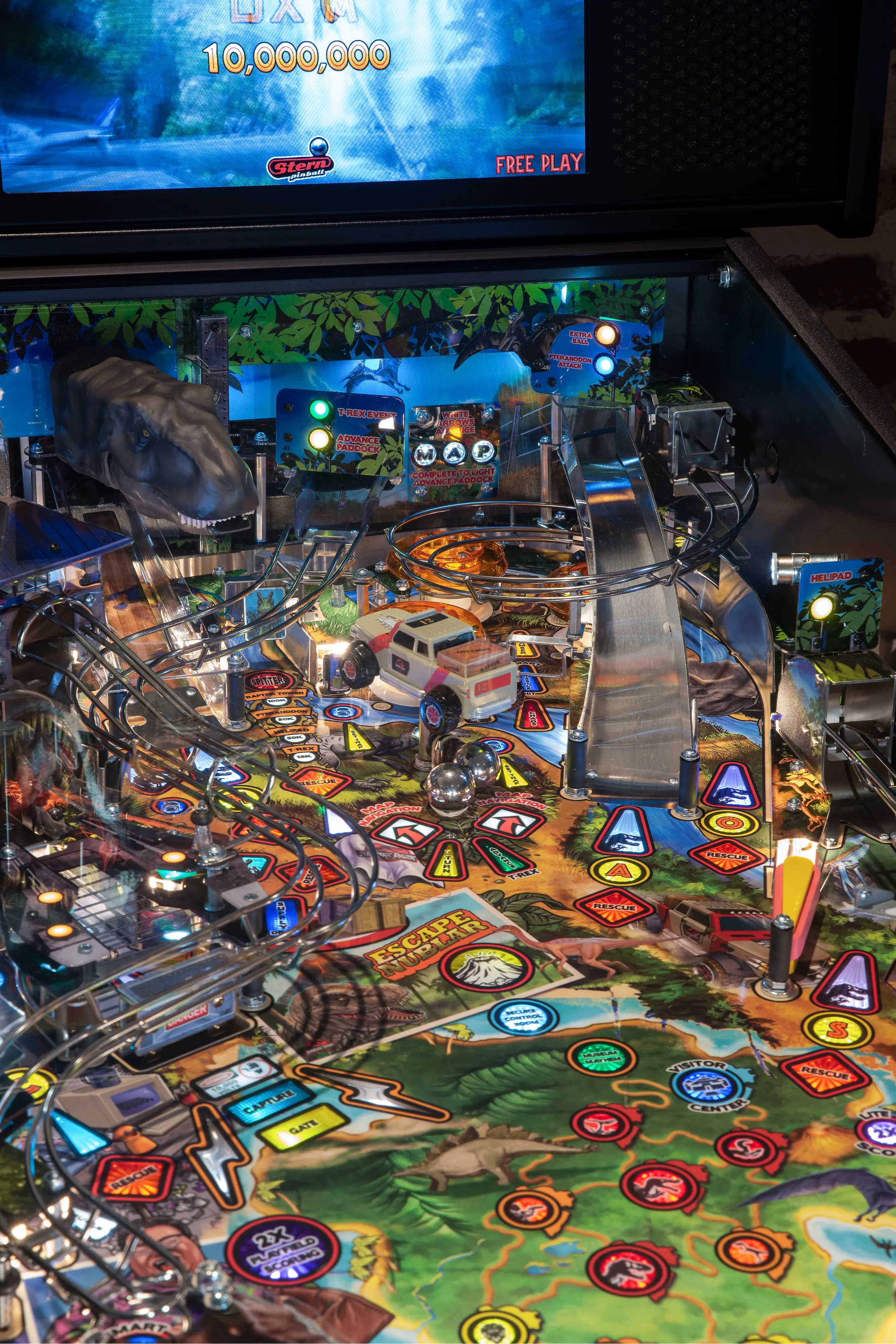 500-55M3-01 Stern Pinball Jurassic Park Premium Edition Pinball Machine-19