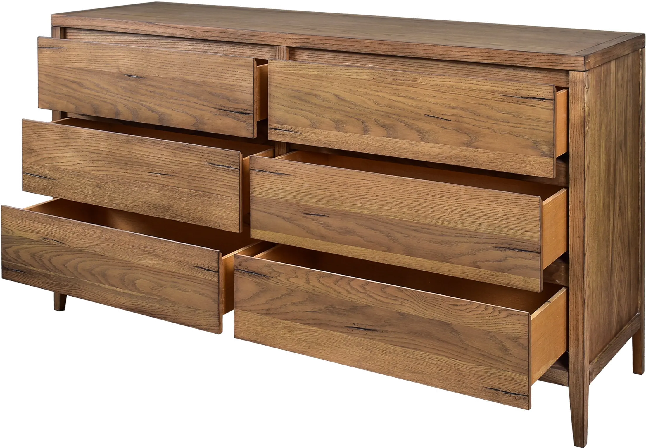 Mosaic Distressed Oak Dresser-3