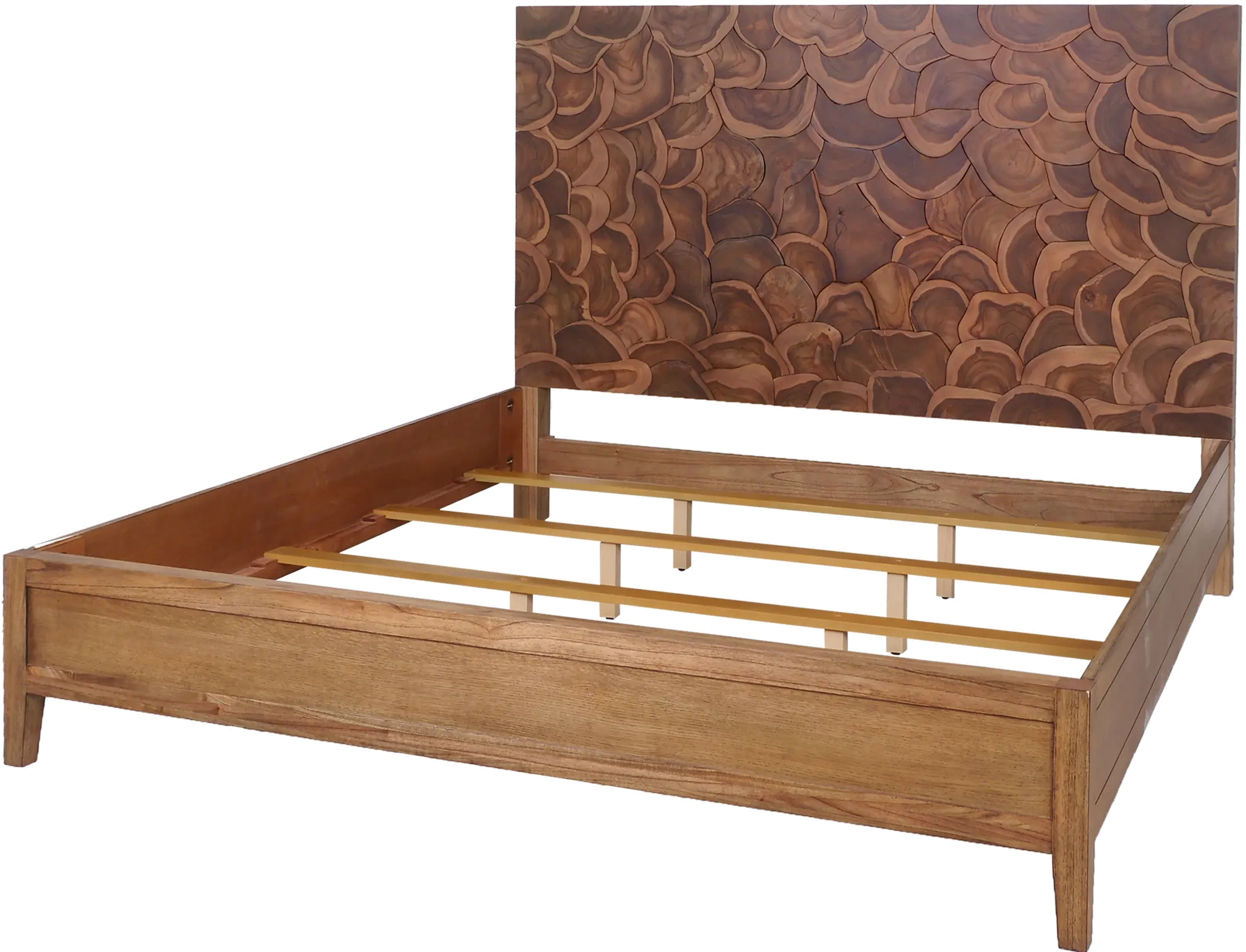 Mosaic Distressed Oak King Bed-3