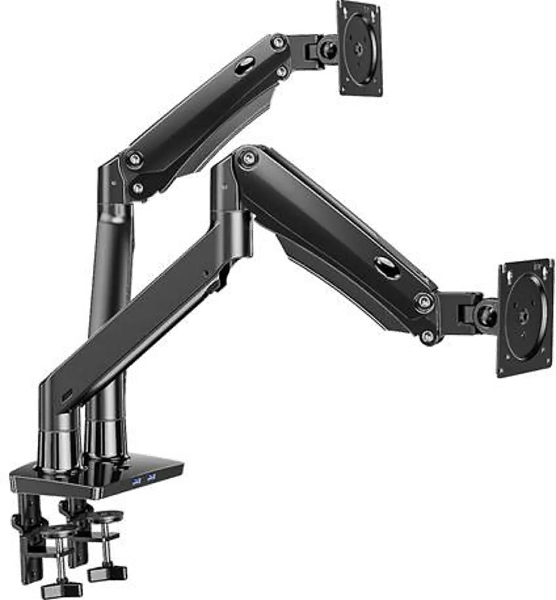 ErgoAV Gas Spring Dual Mounting Arms For Monitors 13