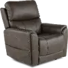 Damon Smoke Gray Power Recliner with Massage