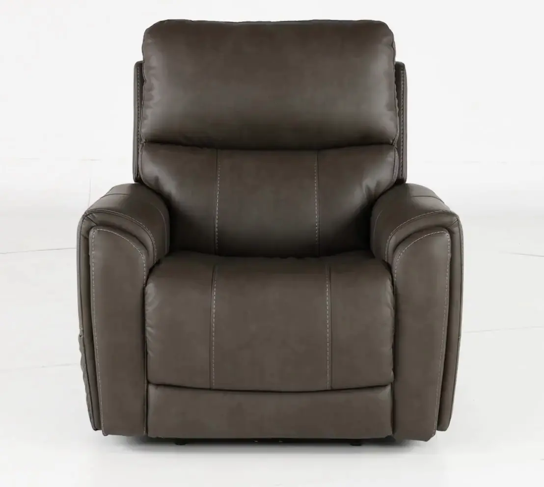 Damon Smoke Gray Power Recliner with Massage-5
