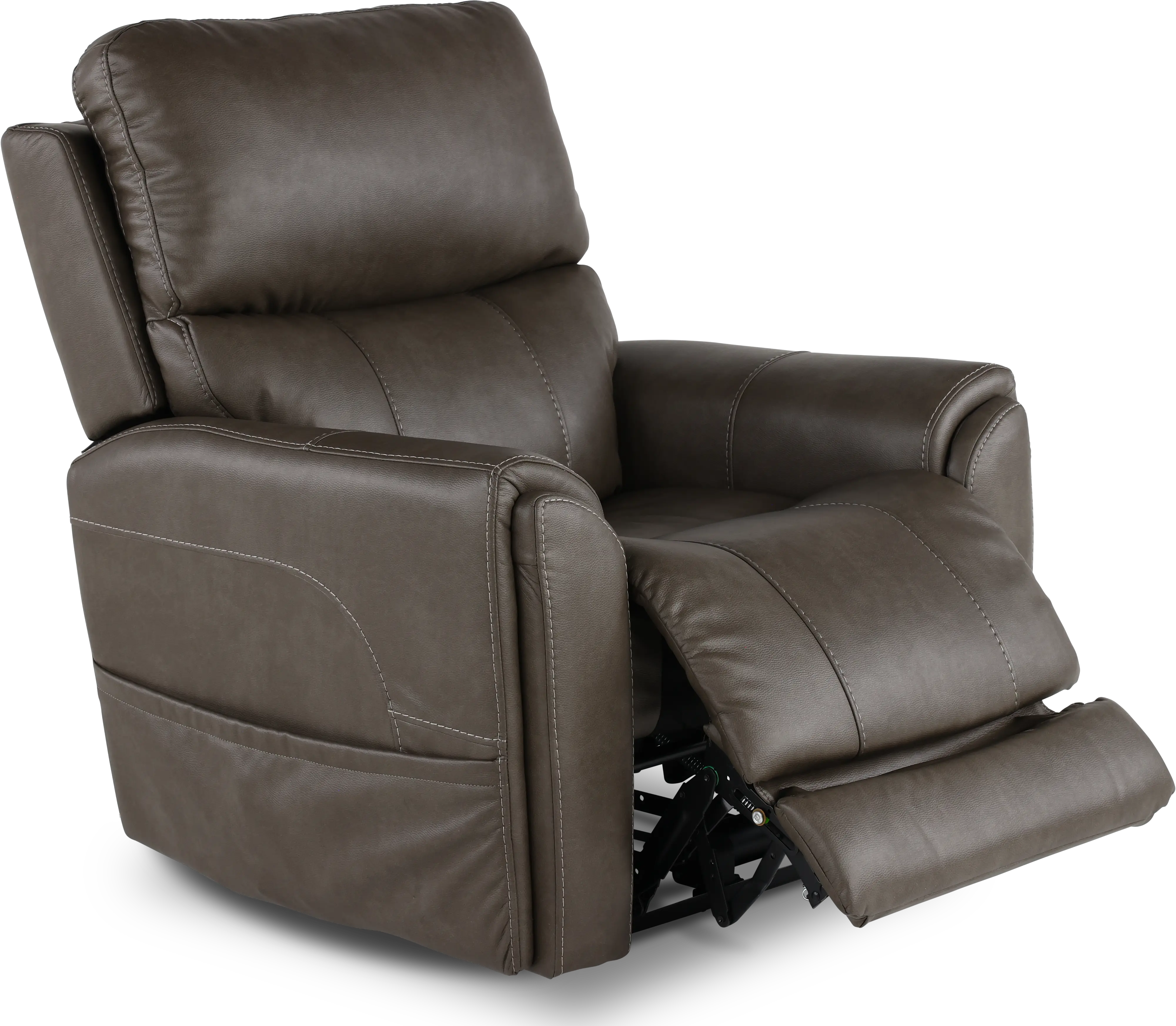 Damon Smoke Gray Power Recliner with Massage-6