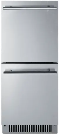 Summit 15  Wide 2-Drawer Refrigerator