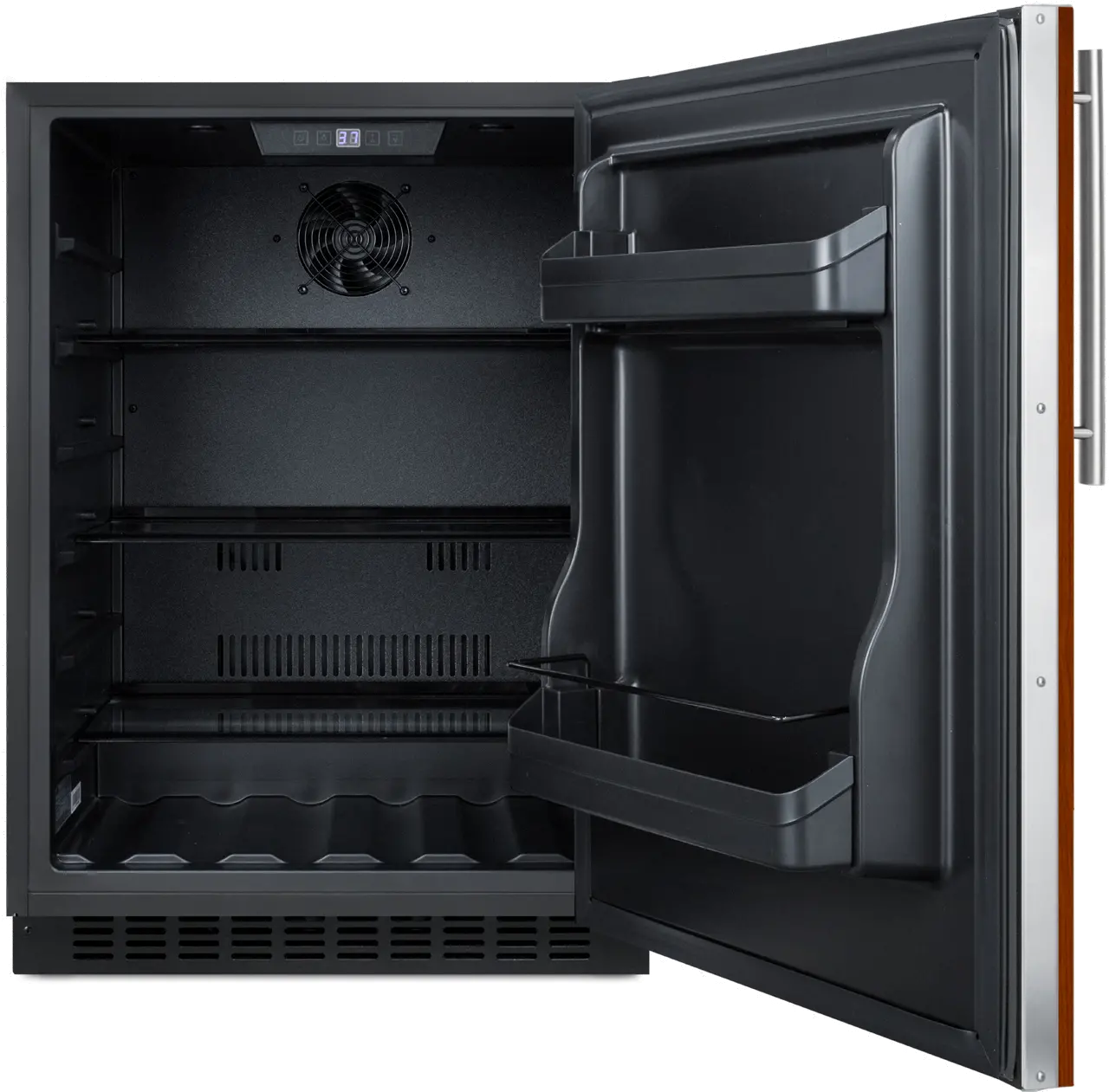 Summit 24  Wide Built-In Compact Refrigerator - Panel Ready-3
