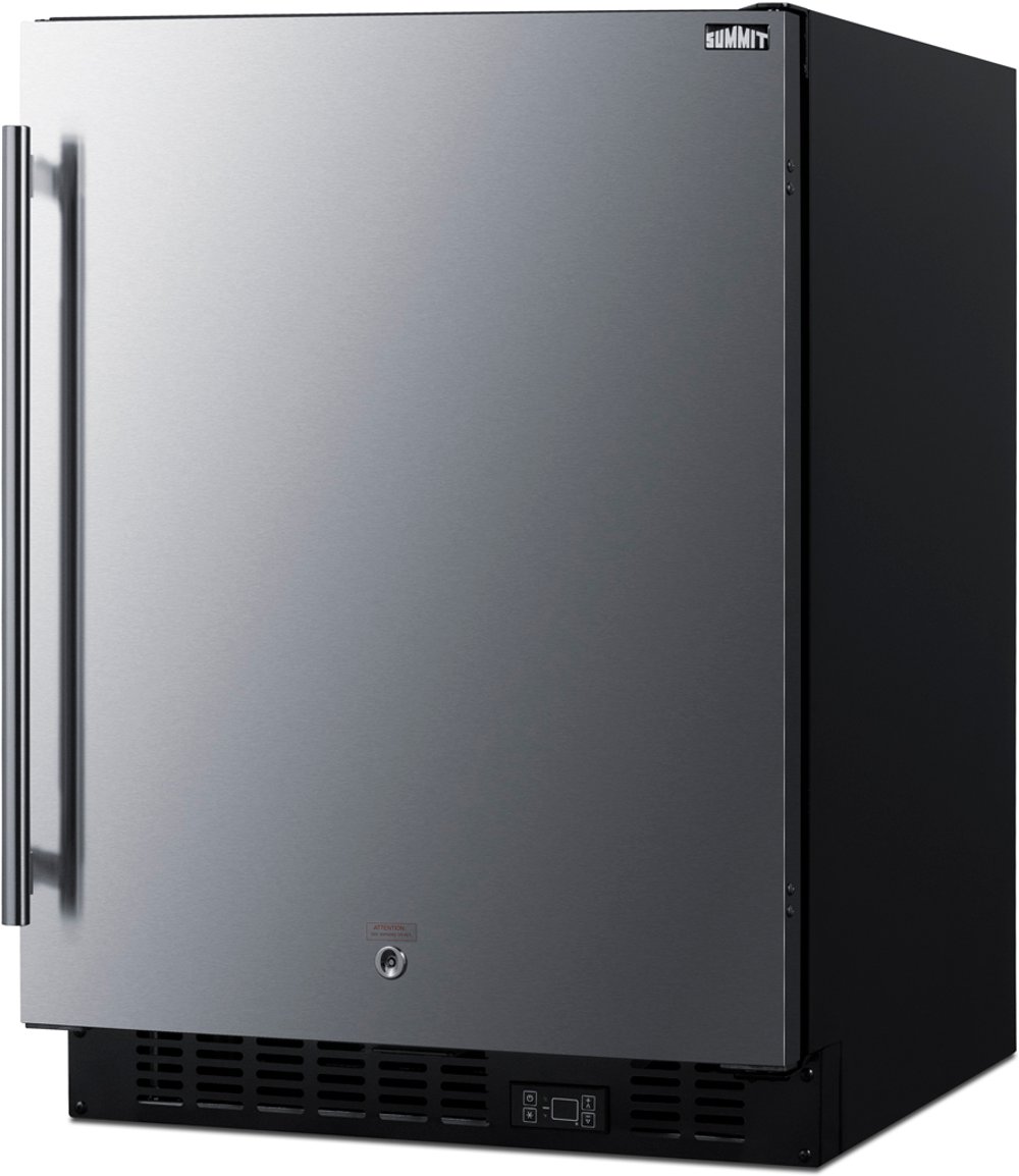 Summit 24" Wide Built-In Compact Freezer - Stainless Steel