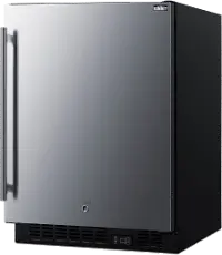 Summit 24  Wide Built-In Compact Freezer - Stainless Steel