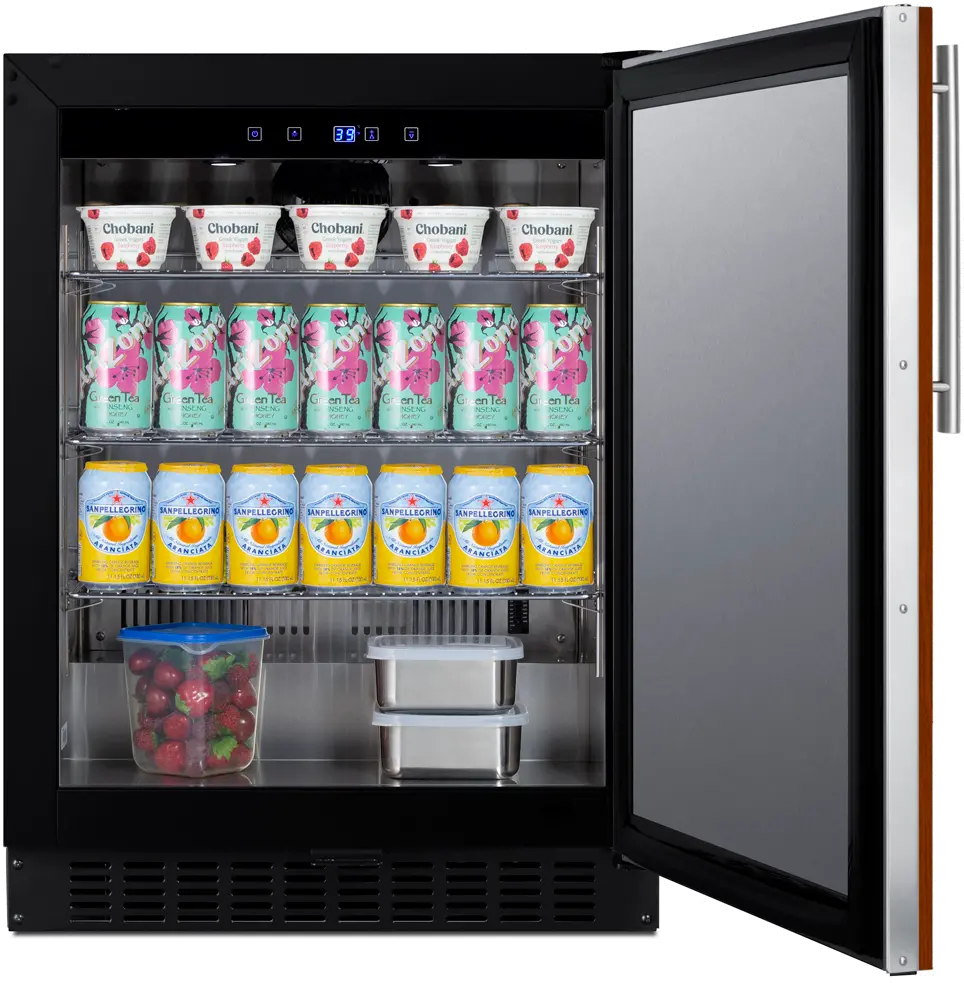 Summit 24  Wide Built-In Compact Refrigerator - Panel Ready-4