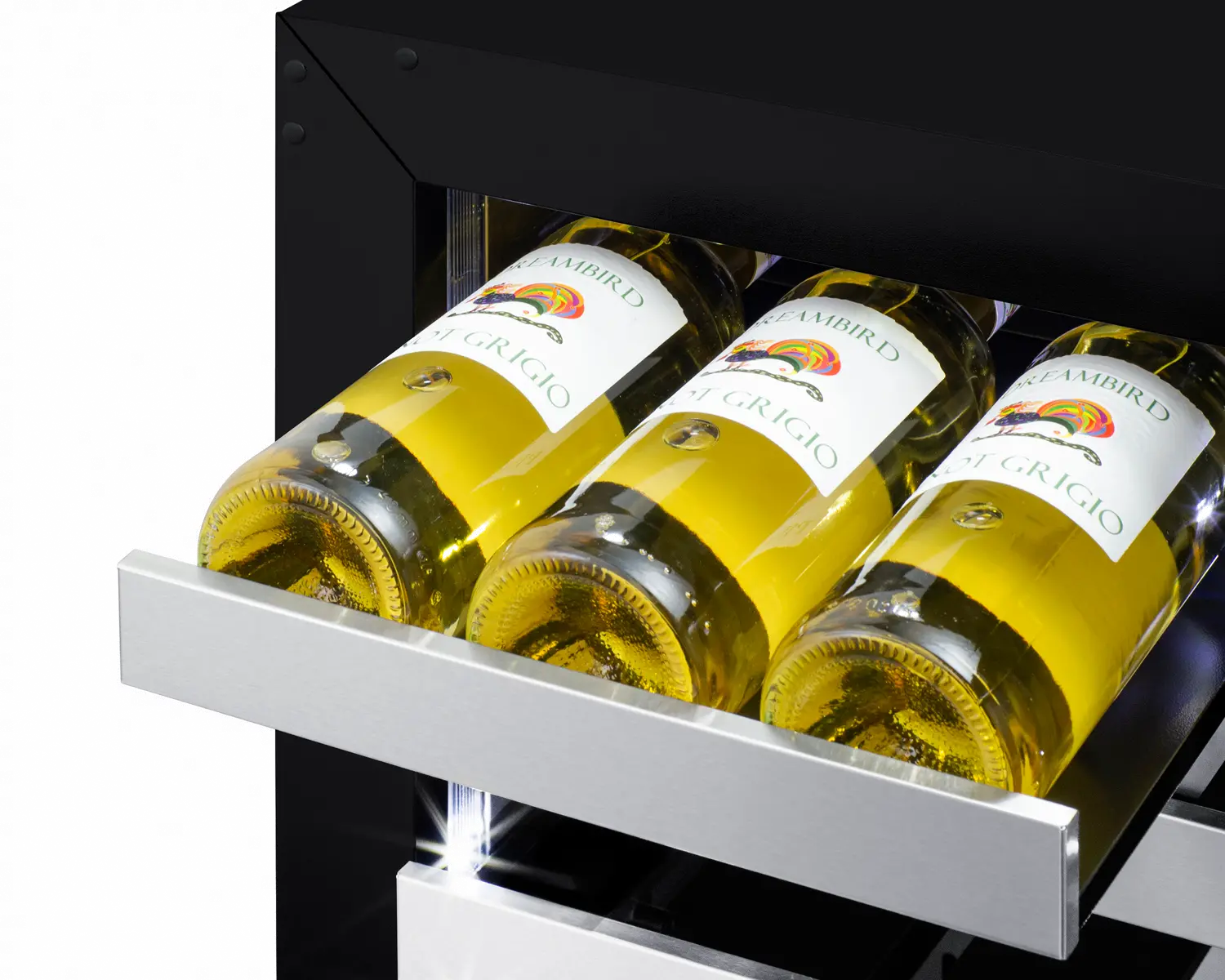 Summit 15  Wide Built-In Wine Cellar with Glass Door-6