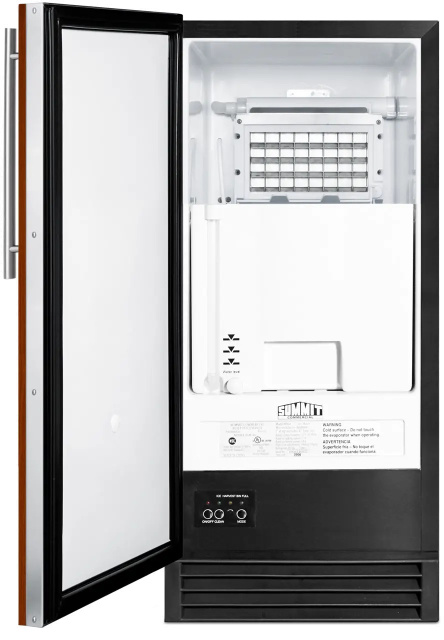 Summit Built-In 50 lb. Clear Icemaker - Panel Ready-3
