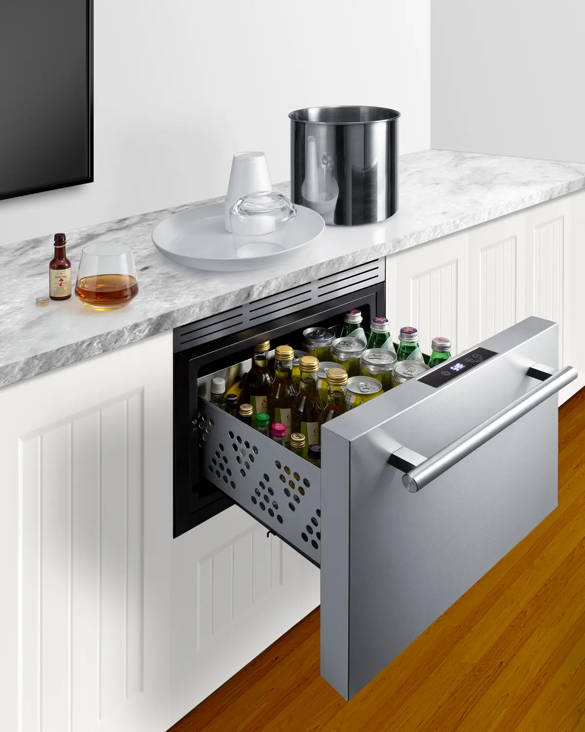 Summit 18  Wide Built-In Wine/Beverage Cooler Drawer-4
