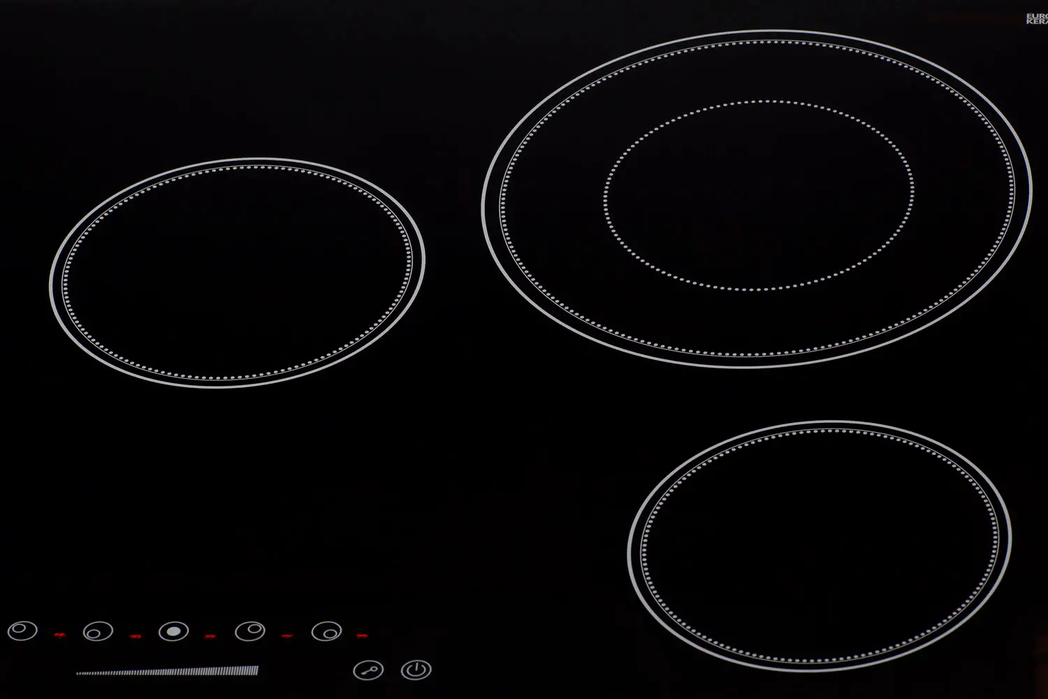Summit 30  Wide 208-240V 5-Burner Electric Cooktop - Black-1