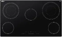 Summit 36  Wide 208-240V 5-Burner Electric Cooktop - Black