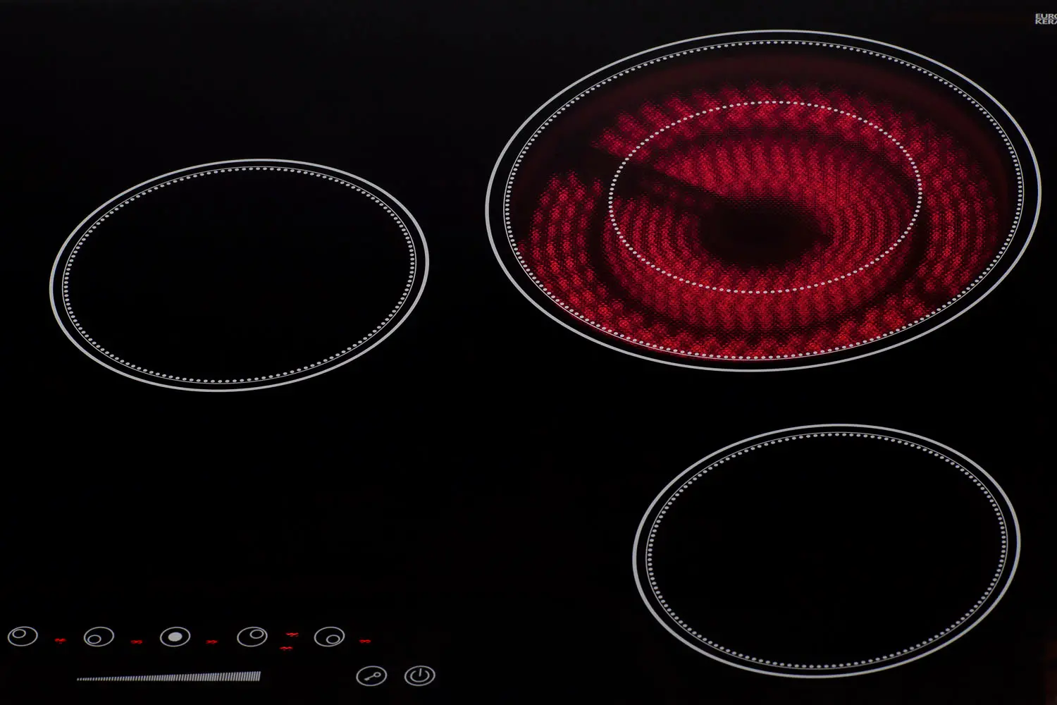 Summit 36  Wide 208-240V 5-Burner Electric Cooktop - Black-5