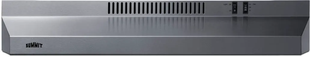 Summit 30  Under Cabinet Convertible Range Hood - Stainless Steel-2
