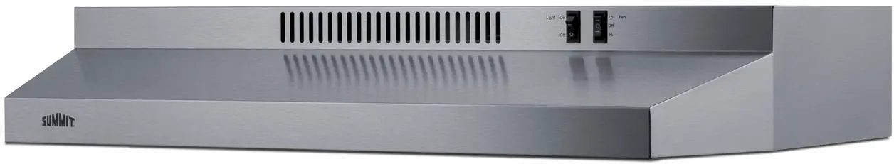 Summit 30  Under Cabinet Convertible Range Hood - Stainless Steel-1