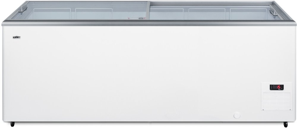 Summit Commercial 21.3 Cu.Ft. Chest Freezer - White with Glass Lid