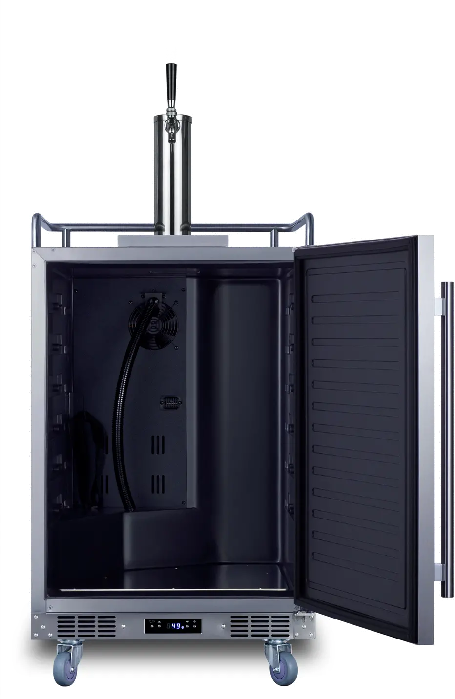 Summit 24  Inch Built-In Outdoor Beer Kegerator - Stainless Steel-3