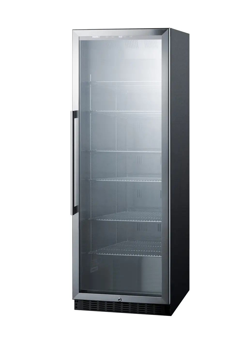 Summit 24 Inch Beverage Center - Stainless Steel and Black-1