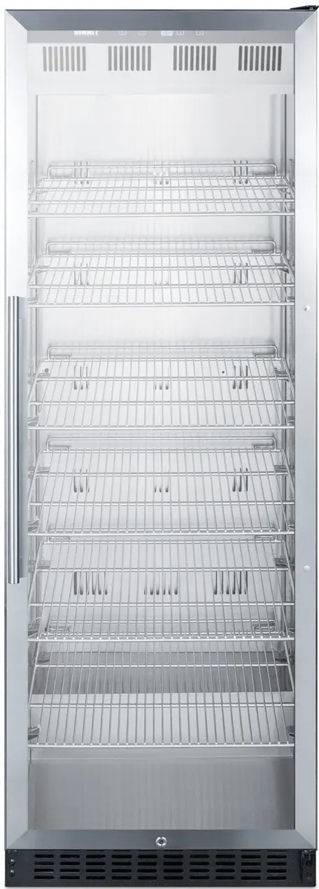 Summit 24 Inch Beverage Center - Stainless Steel and Black-2