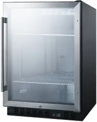 Summit 24 Inch Built-In Beverage Center - Stainless Steel