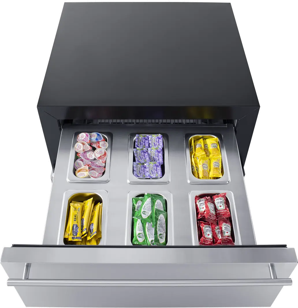 Summit 24 Inch Built-In Beverage Refrigerator with Drawer-10