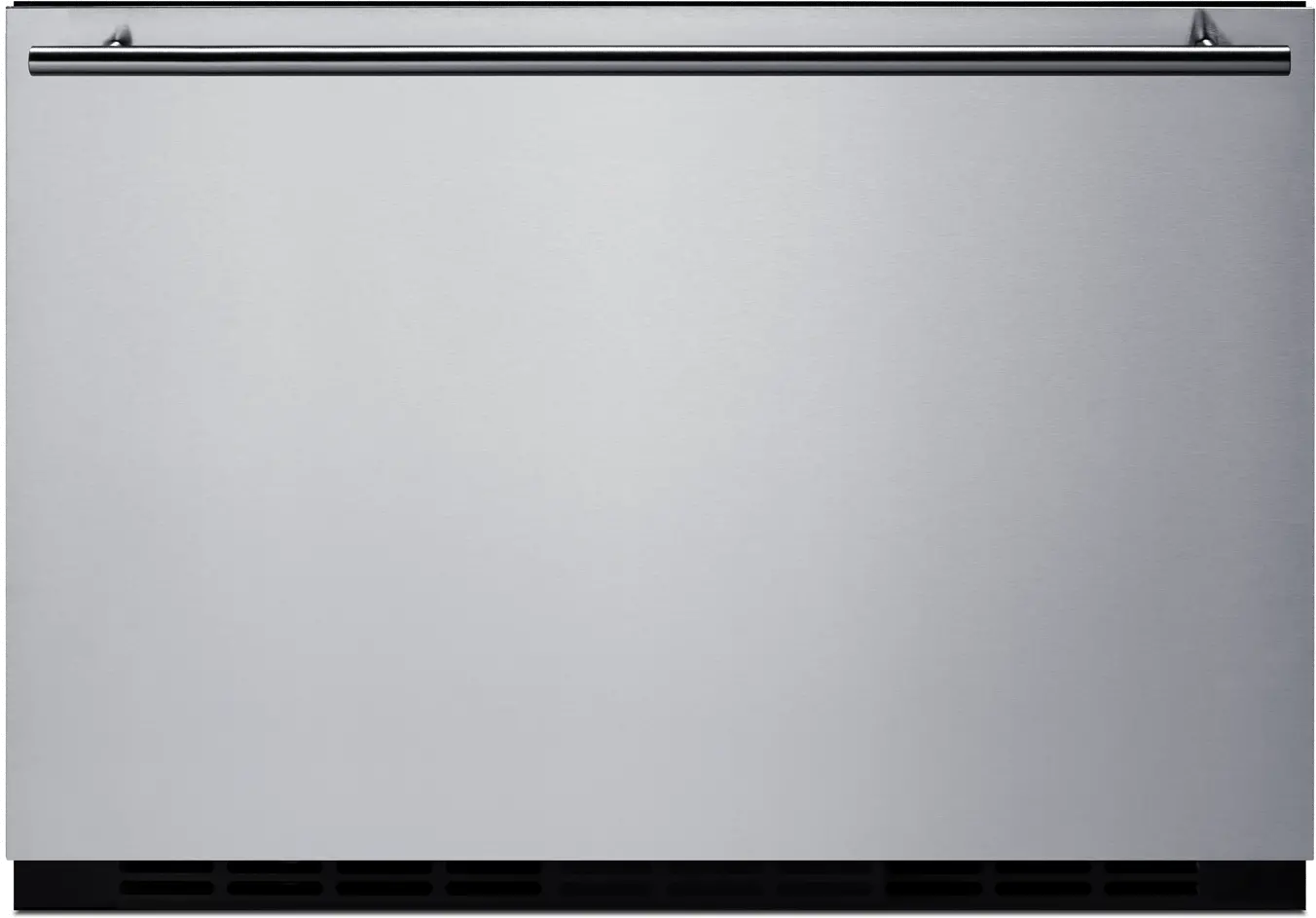 Summit 24 Inch Built-In Outdoor Drawer Refrigerator - Stainless Steel-2