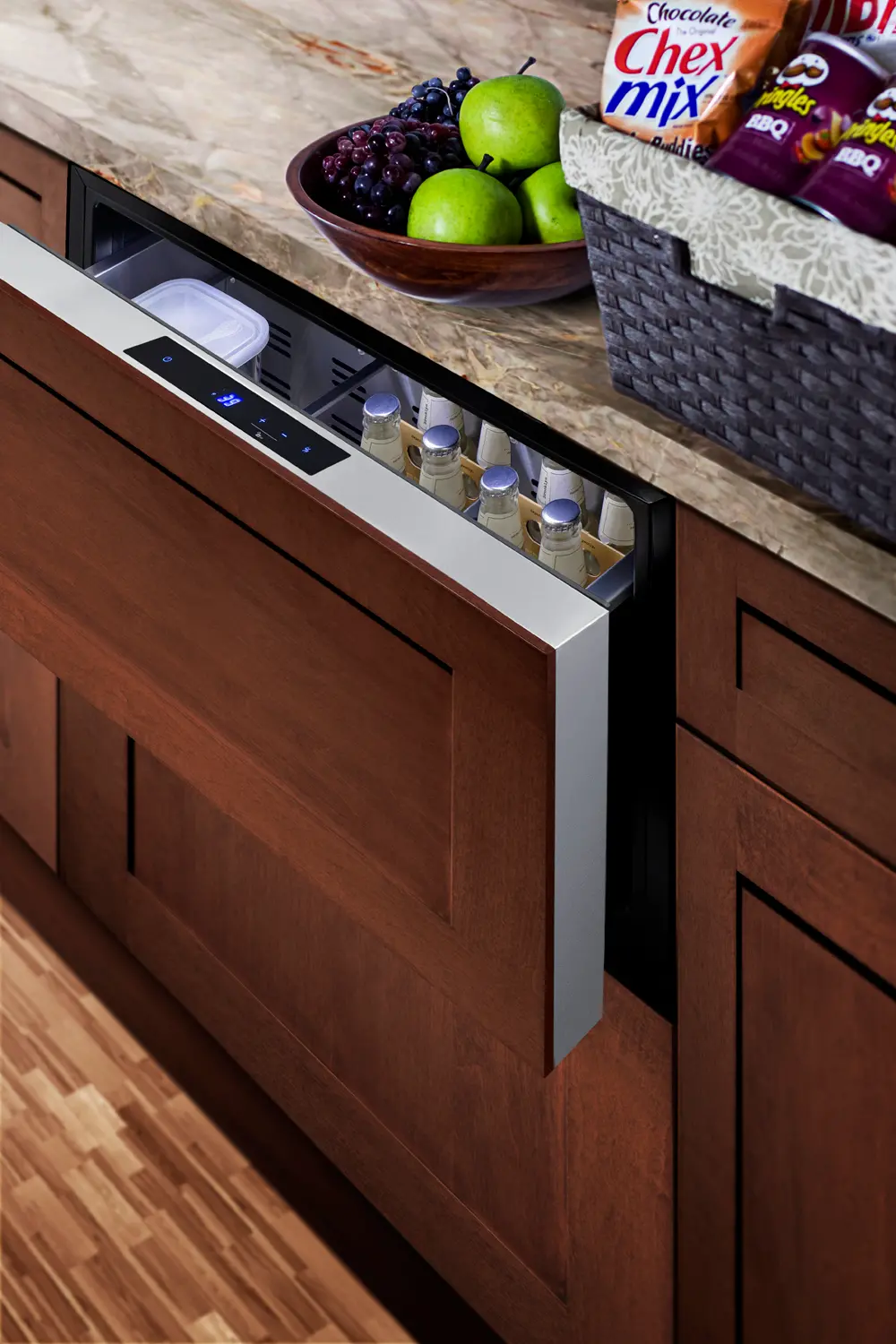 Summit 30 Inch Built-In Outdoor Drawer Refrigerator - Stainless Steel-11