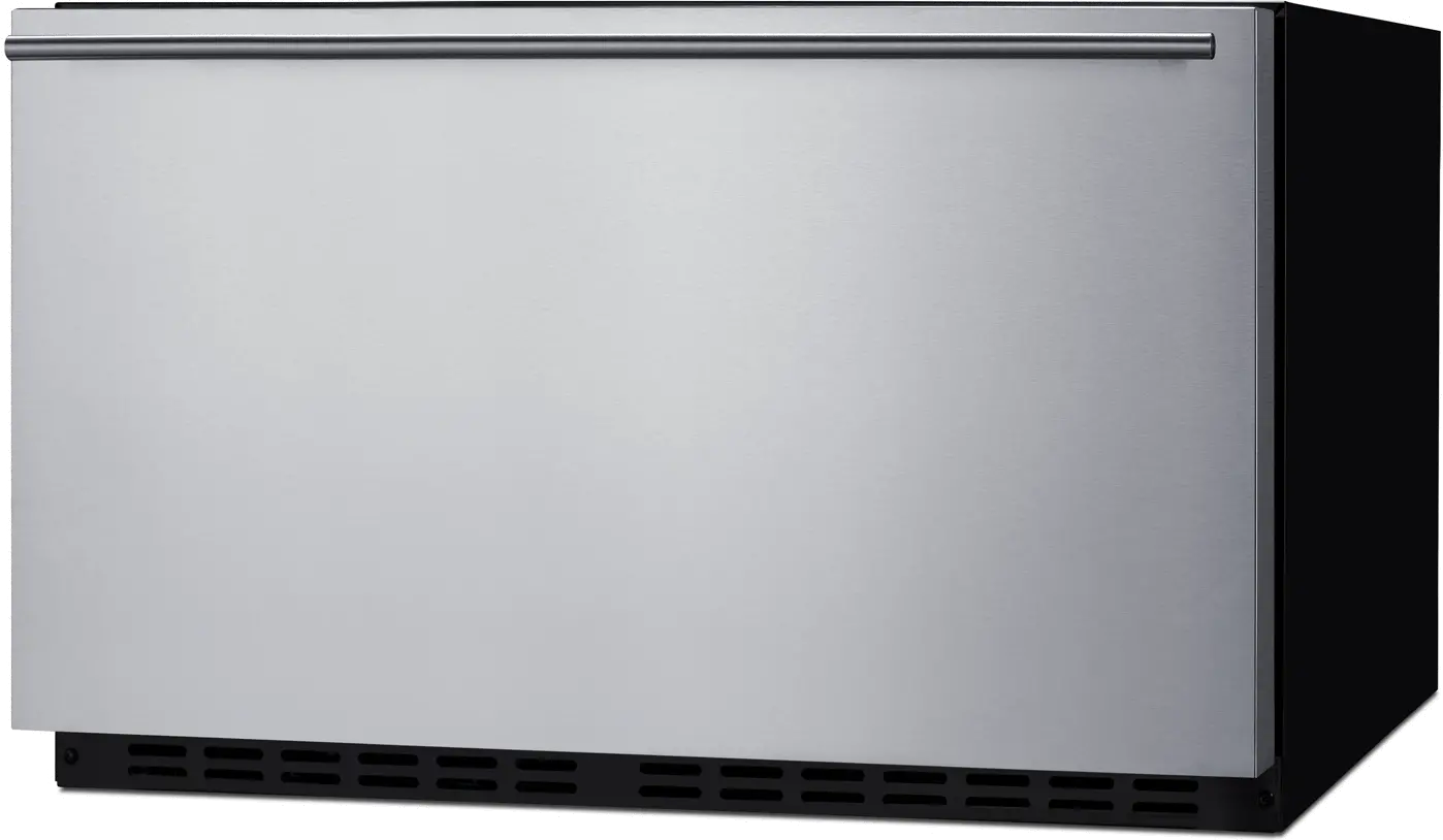 Summit 30 Inch Built-In Outdoor Drawer Refrigerator - Stainless Steel-3