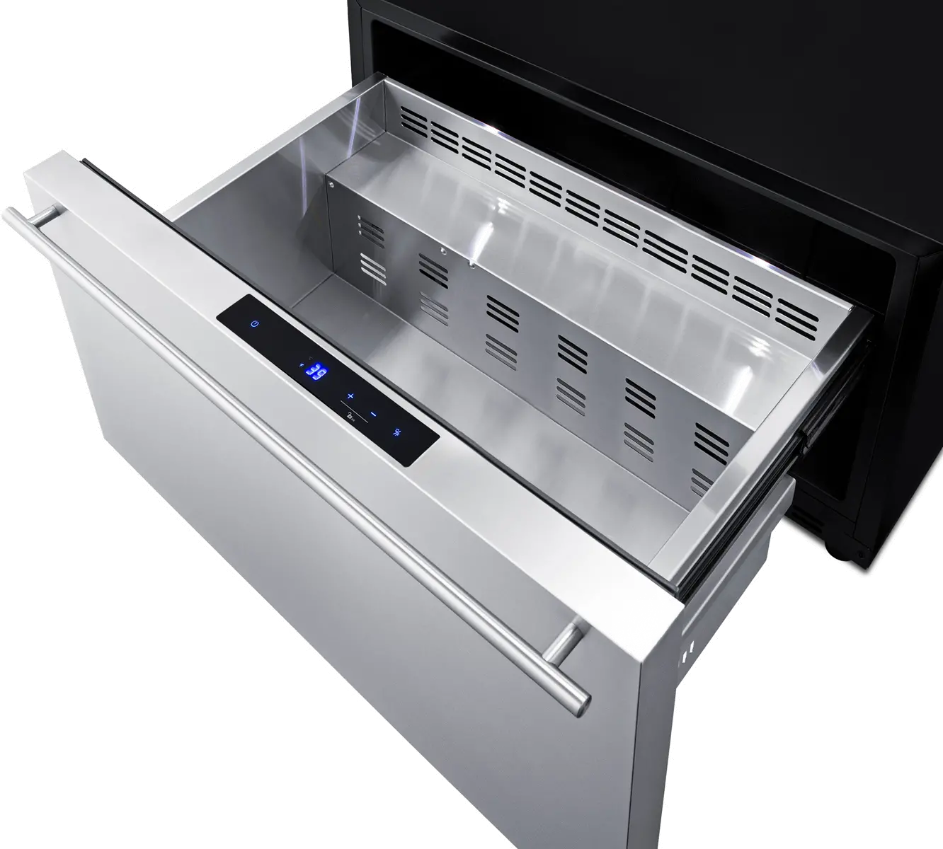 Summit 30 Inch Built-In Outdoor Drawer Refrigerator - Stainless Steel-2