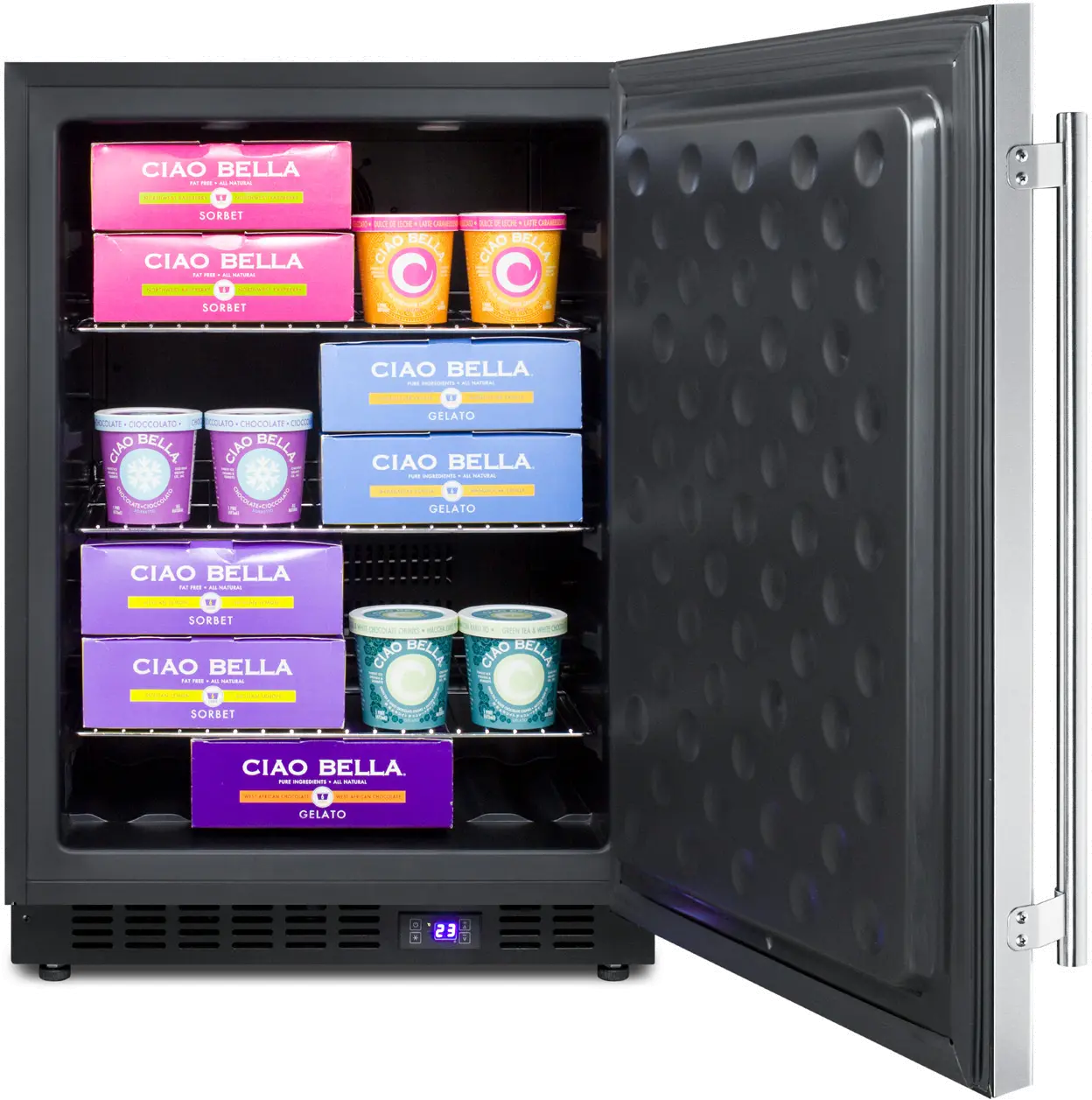 Summit 24  Wide Outdoor All-Freezer-4