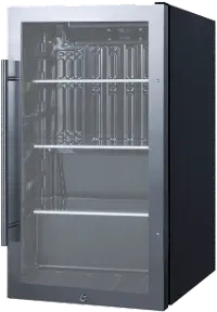 Summit Shallow Depth Indoor/Outdoor Beverage Cooler