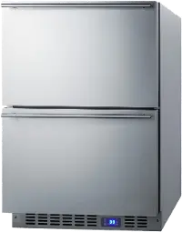 Summit 24  Wide 2-Drawer All-Refrigerator