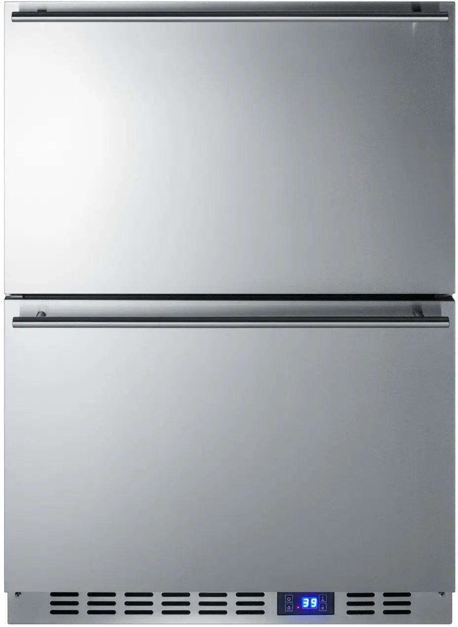 Summit 24  Wide 2-Drawer All-Refrigerator-2