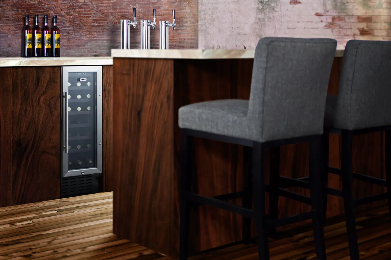 Summit 6  Wide Built-In Wine Cellar-5