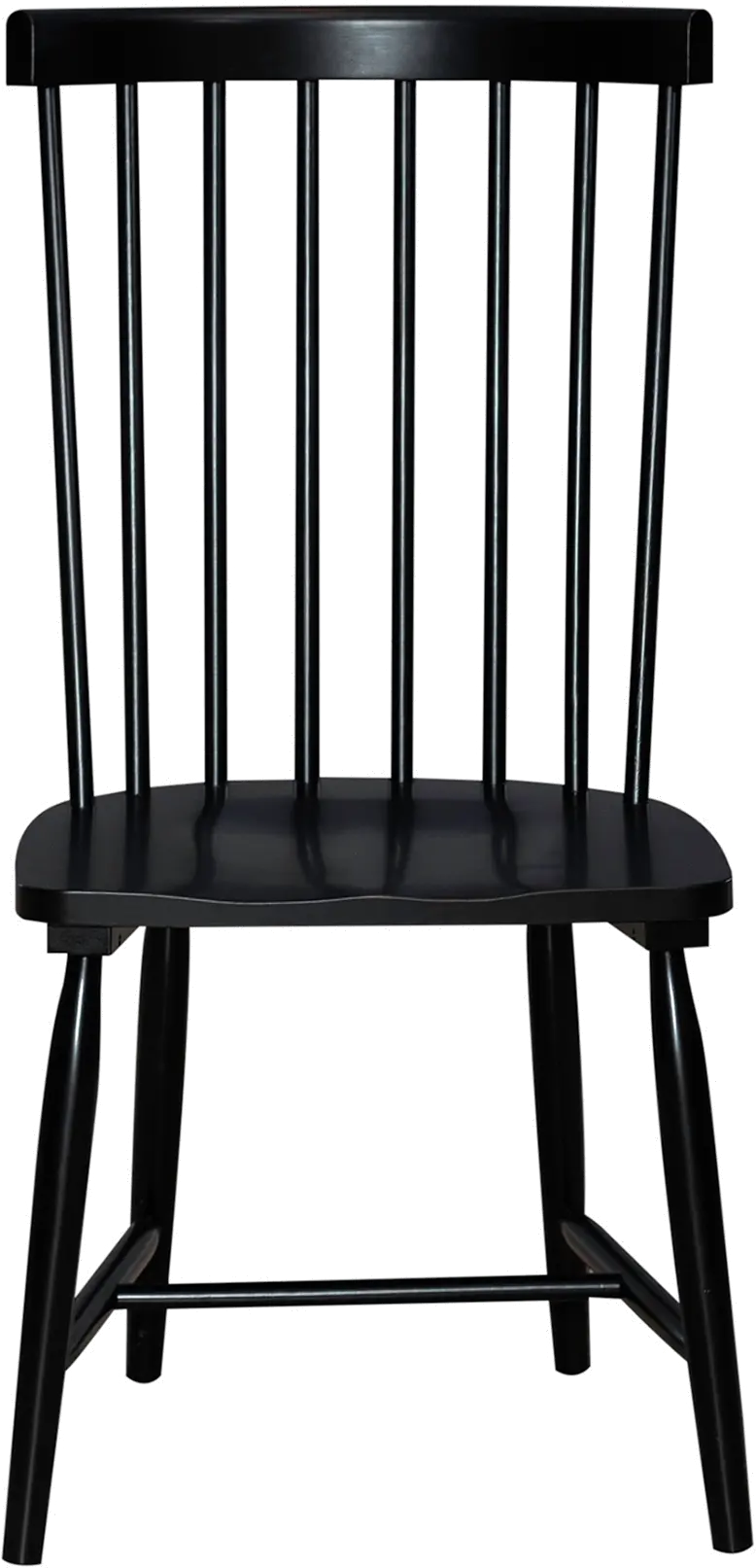 224-C4000S-B Capeside Cottage Black Dining Chair-3