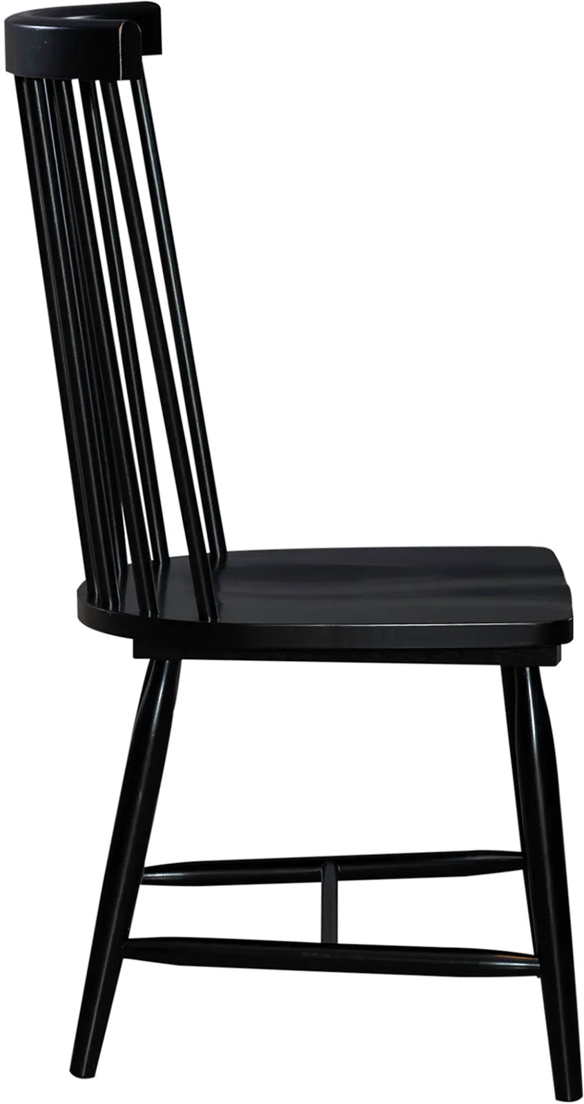 224-C4000S-B Capeside Cottage Black Dining Chair-4