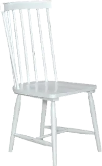 224-C4000S-W Capeside Cottage White Dining Chair