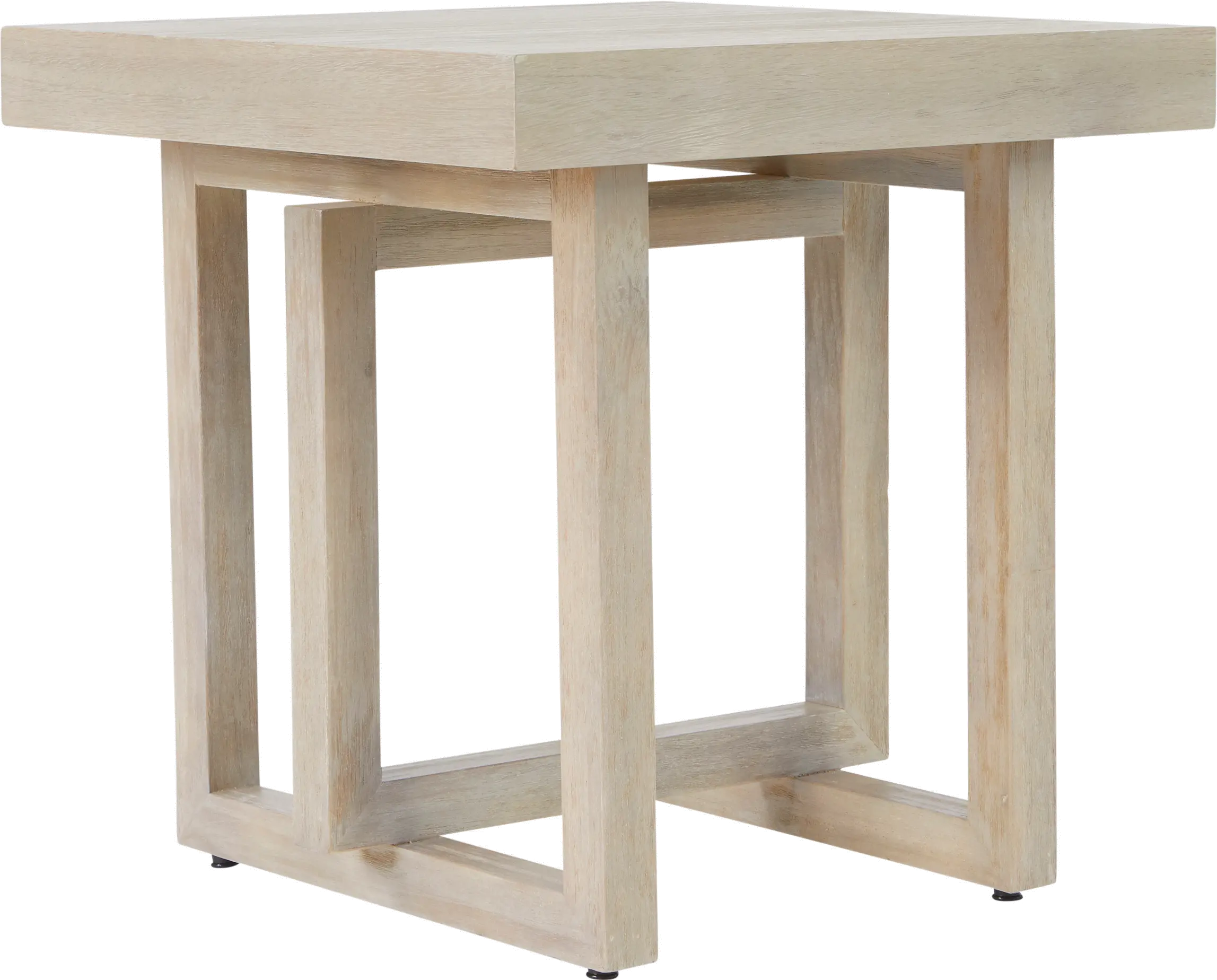 Jalisco White-Washed End Table-3