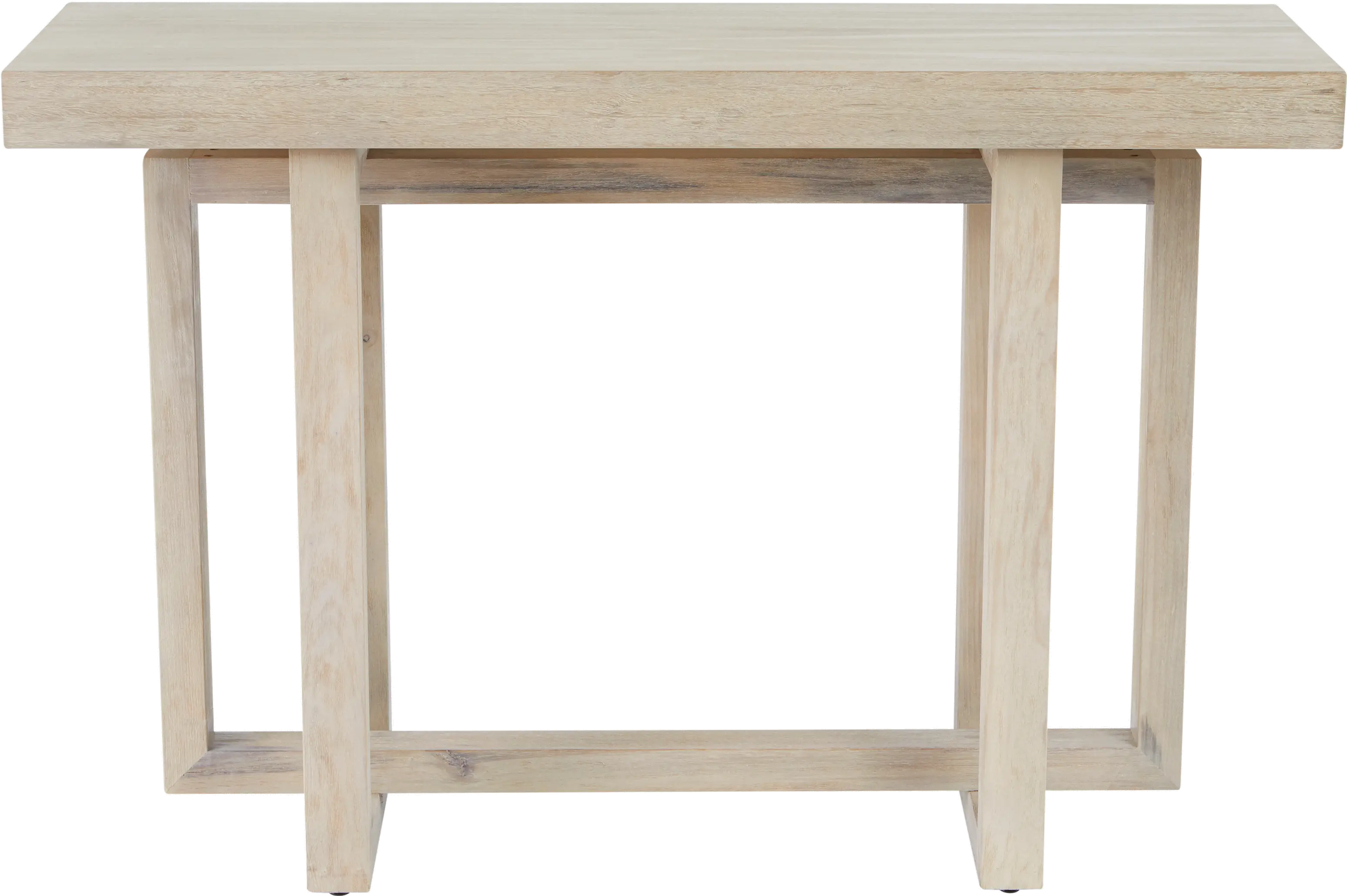 Jalisco White-Washed Sofa Table-1