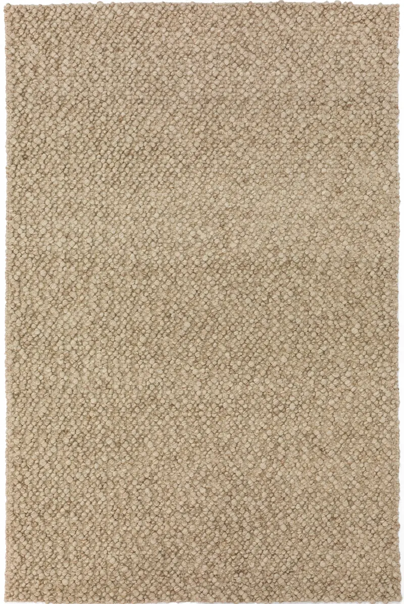 Gorbea 9 x 13 Latte Wool Area Rug