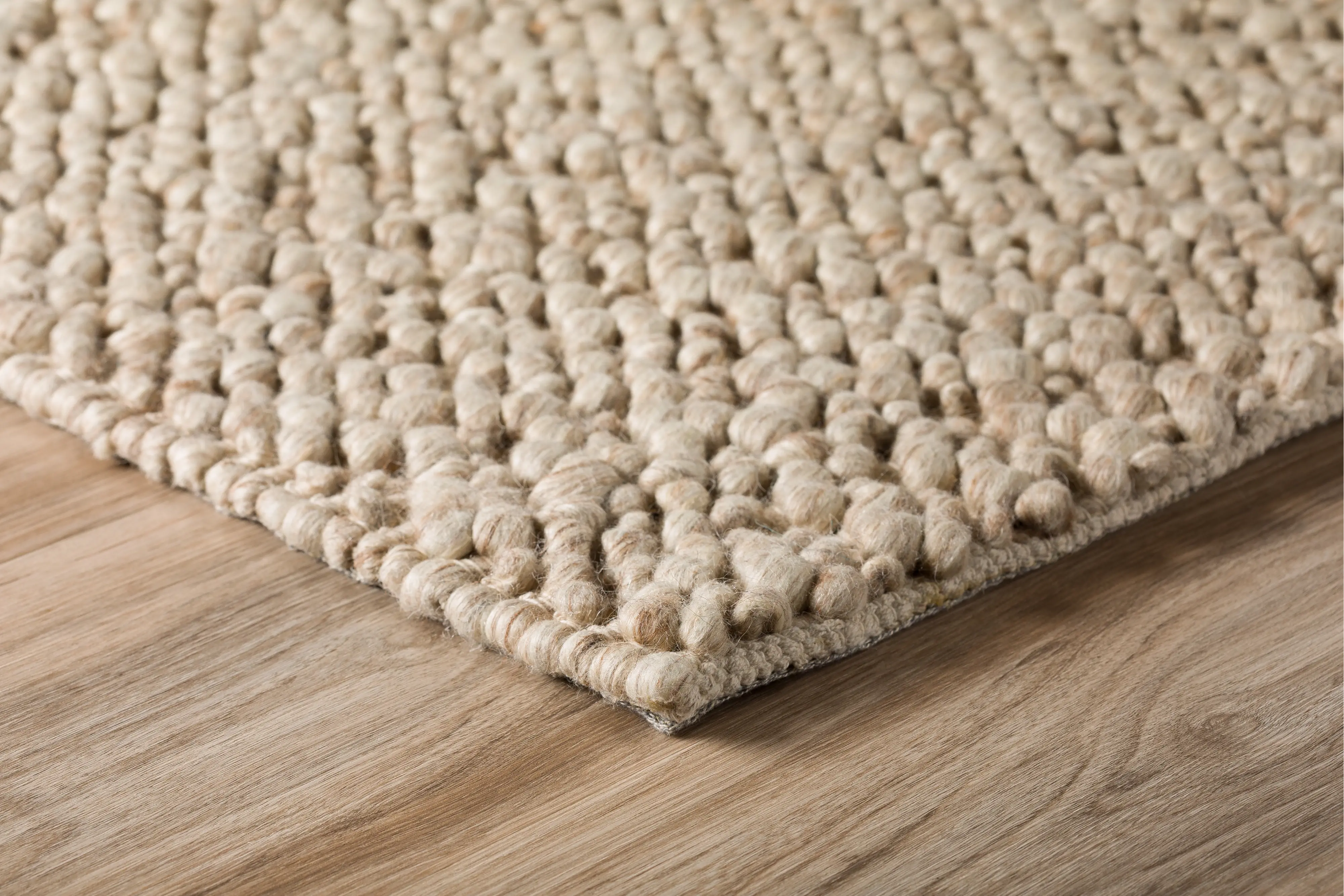 1LA9X13/GORBEA-L Gorbea 9 x 13 Latte Wool Area Rug-5