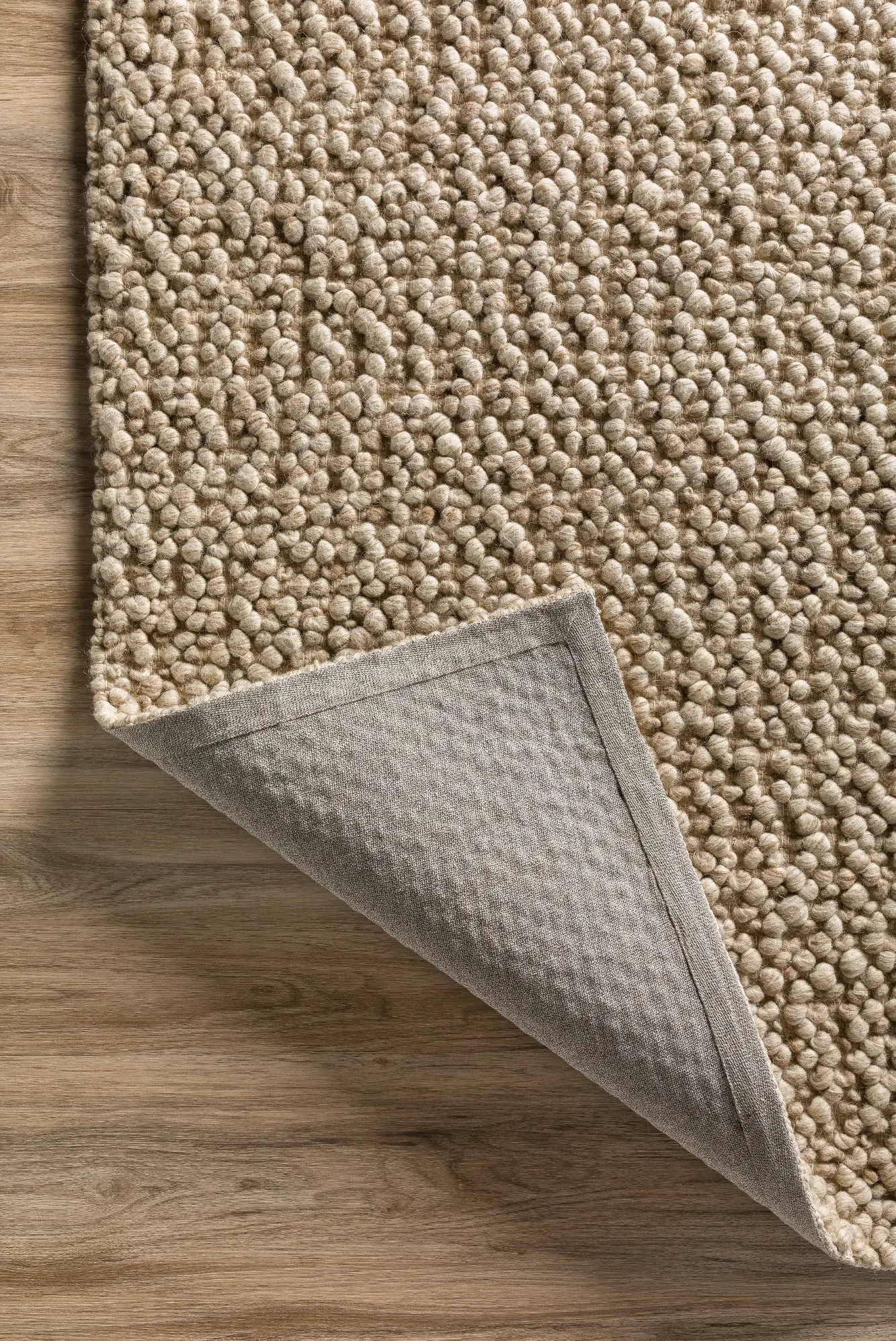1LA9X13/GORBEA-L Gorbea 9 x 13 Latte Wool Area Rug-6