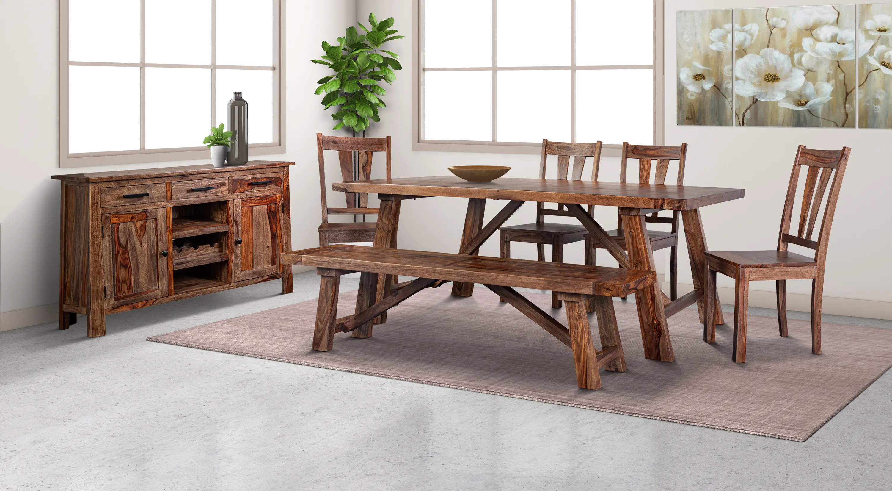 Kalispell 2 Brown Sideboard-2